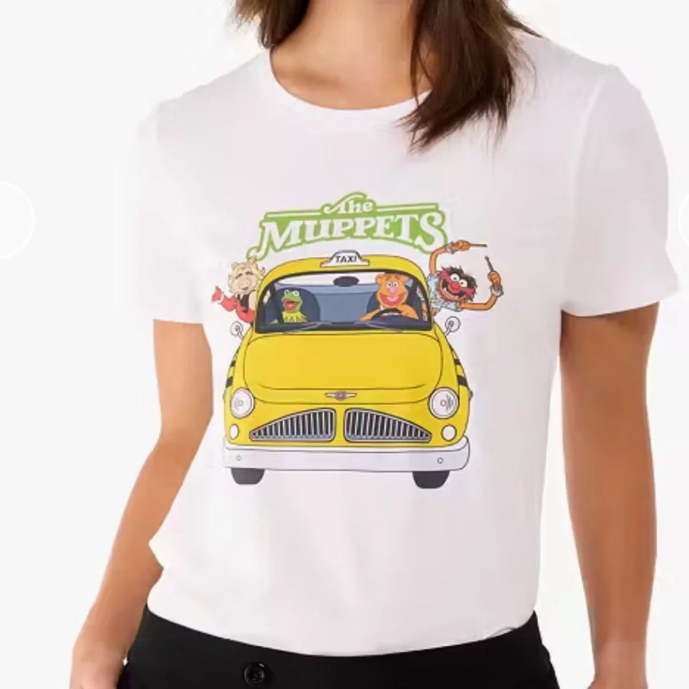 Kate Spade Muppets Taxi T Shirt Tee White XS Kermit Miss Piggy Fozzie Animal